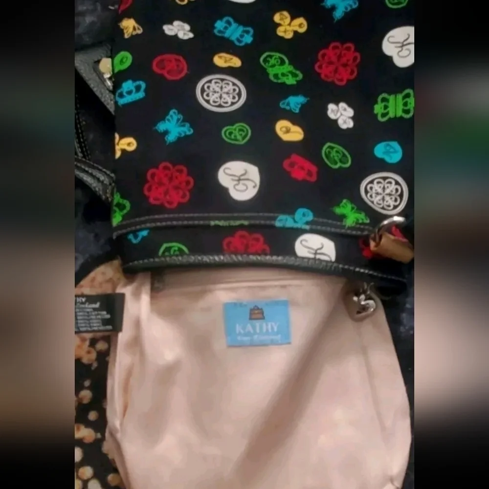 Kathy Van Zeeland Crossbody Handbag Multi Colored - Picture 4 of 10